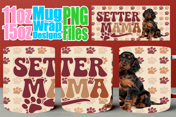 Vibrant colors 11oz 15oz sublimation wrap, Dog Mom