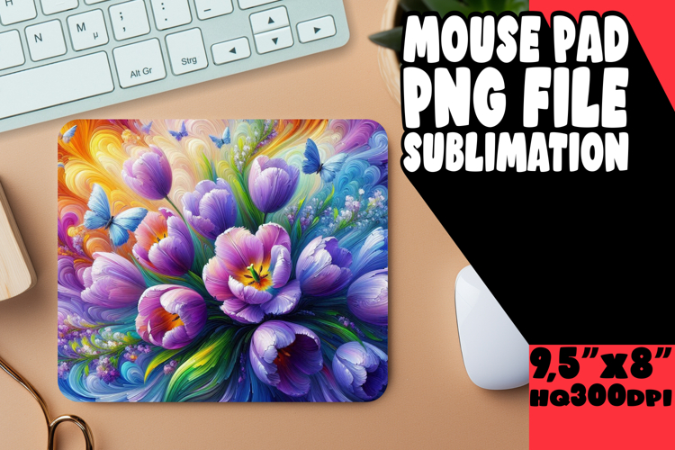 Sweet DESK PAD PNG Style, Flowers