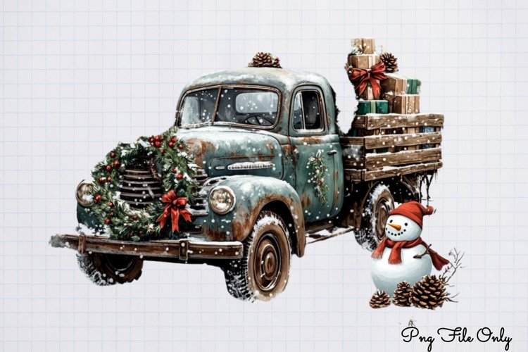 Rustic Christmas Clipart Image 8
