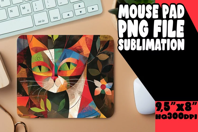 Playful Cat Lover's Desk Pad