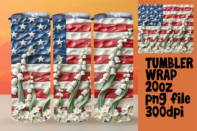 American Flag Sublimation Image 22