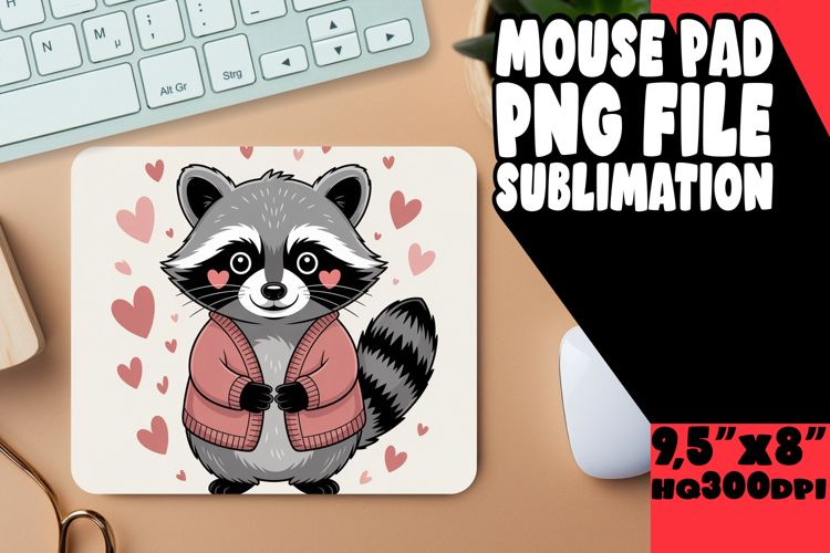Luminous MOUSE PAD Creative PNG, Valenines Animals