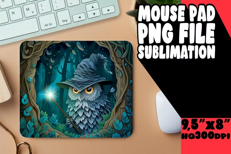 OVibrant Bird-Themed Mousepad