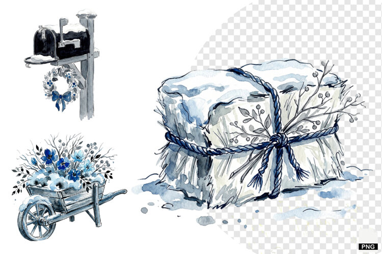 Winter Harvest Clipart example image 1
