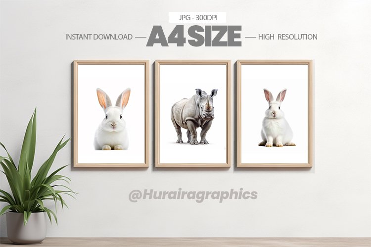 Animal Wall Art - 03 Variations example image 1