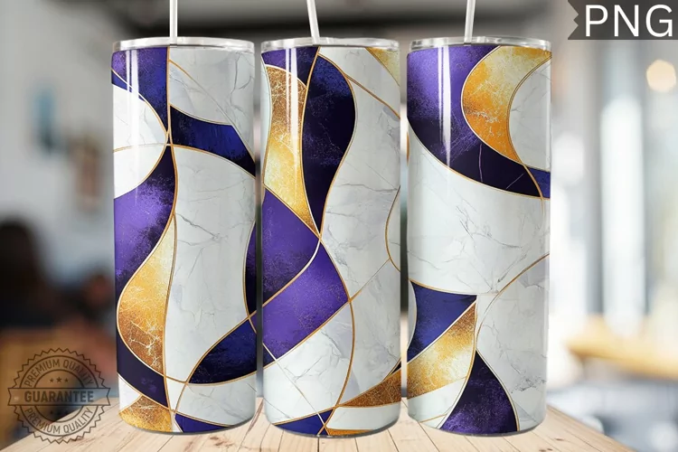 Abstract Pattern Tumbler Warp - High Quality 300 Dpi