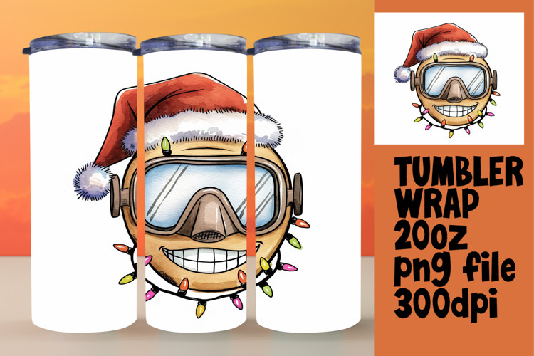 Unique 20oz Sublimation Design , Holiday