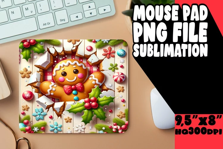 Magical 3D Hole in Wall Mousepad
