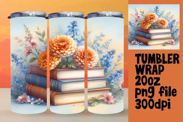 Creative 20oz Artwork for Sublimation , Books