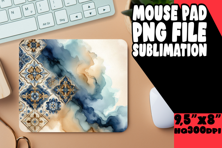 Unique Mouse Mat Sublimation Style, Watercolor Patter