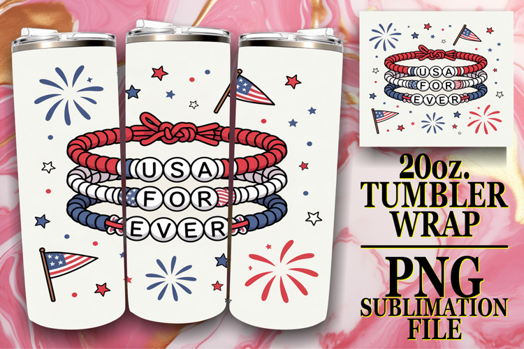 Uplifting Vibes 20oz tumbler wrap, Patriotic