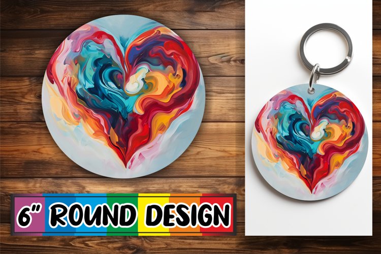 Valentines Day Round Art