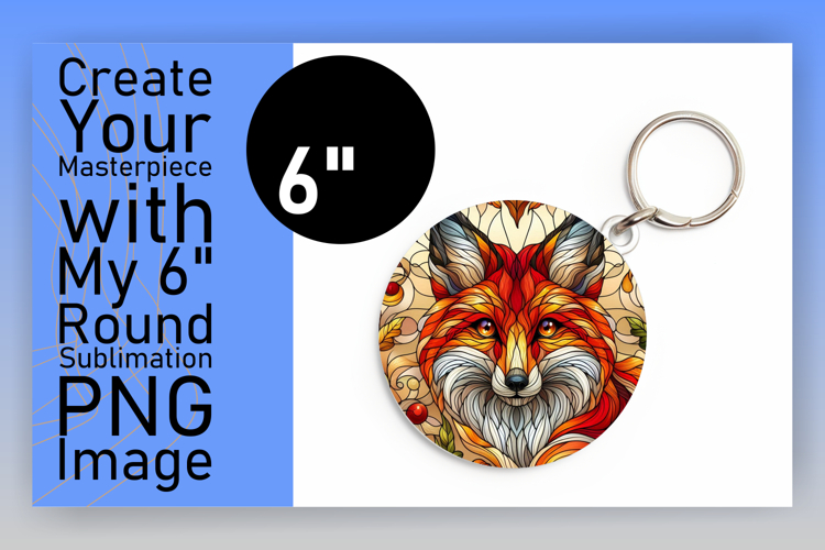 Trendy Round Design for Sublimation , Animals