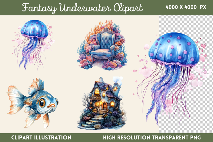 Underwater Clipart Image 16