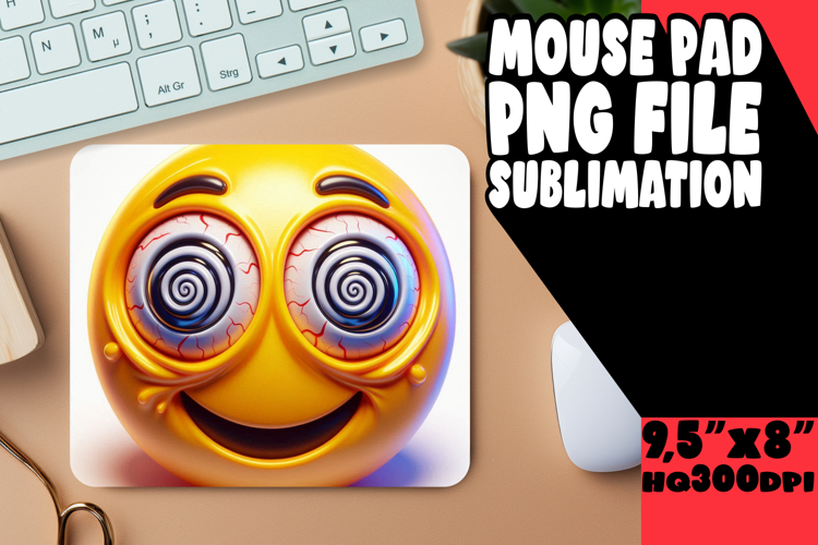 UNIQUE MOUSE MAT GIFT IDEAS, 3D Emoji