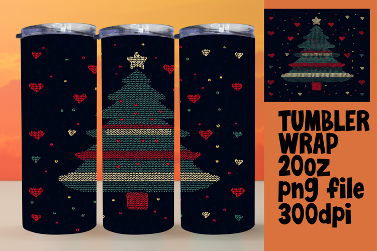 Custom 20oz Sublimation File , Holiday