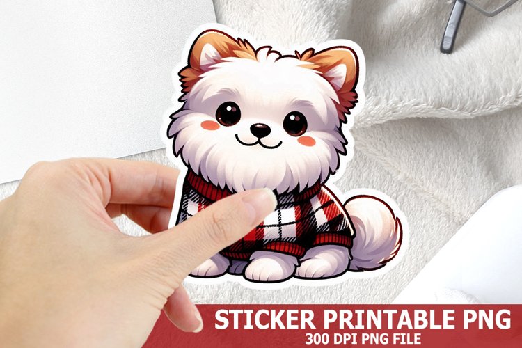 Christmas Dog Clipart Image 4
