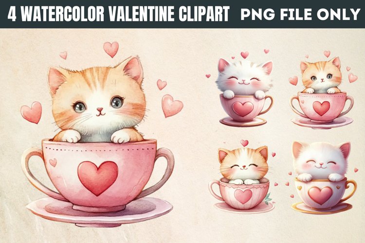 Cute Cat Clipart Image 18