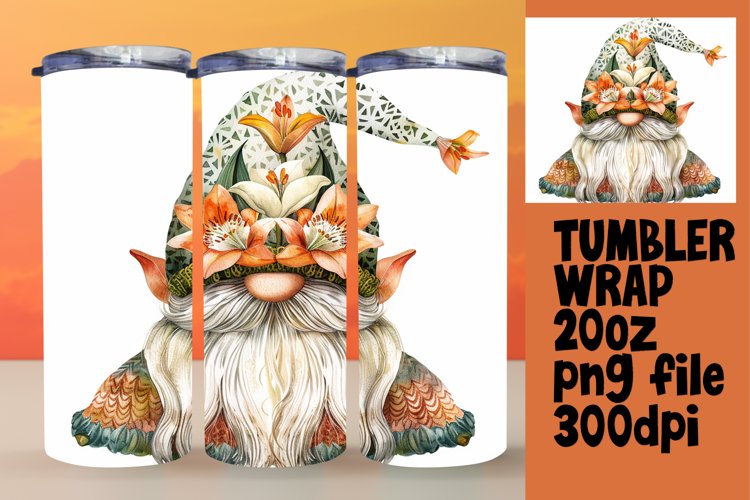 Lively Gnome Sublimation Tumbler Series