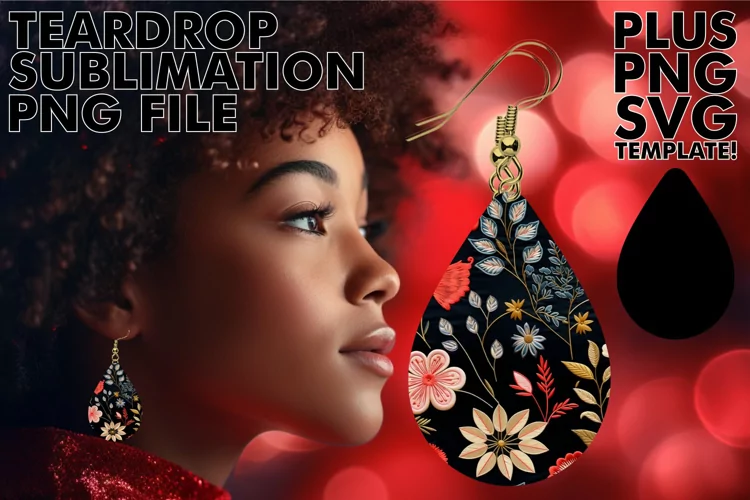 Fashion-Forward Embroidered Earring
