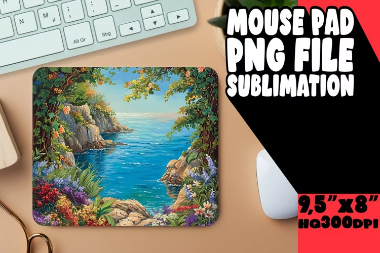 Natural Beauty Mouse Pad Sublimation