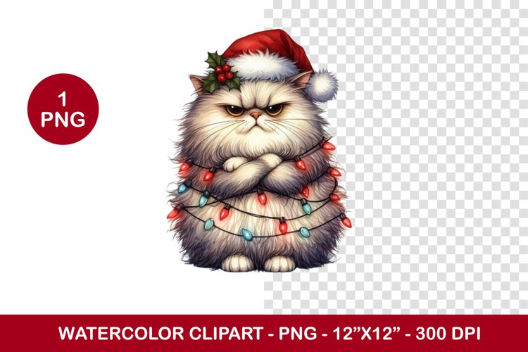 Cat Watercolor Image 10