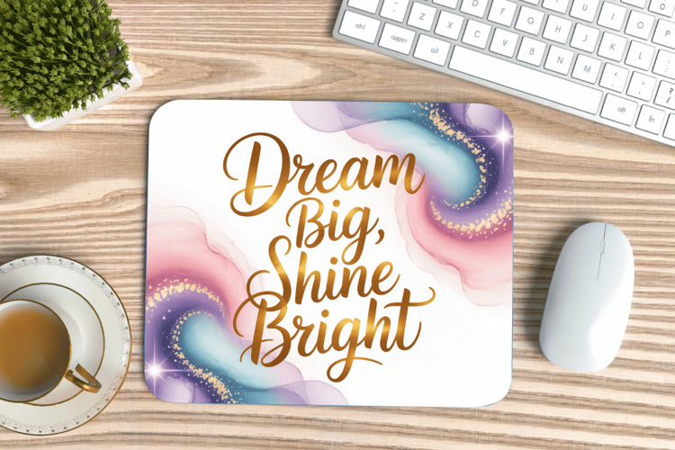 Inspirational Quotes Mouse Pad, Motivational PNG Sublimation