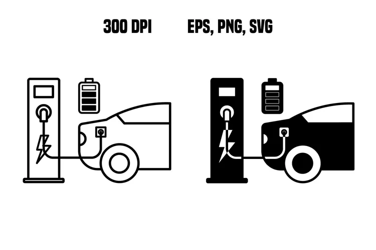 EV Charging Point Icons