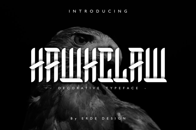 HawkClaw Decorative Typeface example image 1