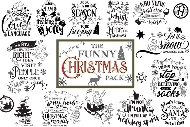 The Funny Christmas Pack example image 1