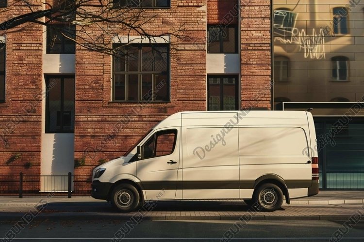 Cargo Van Mockup | Car Decal Mockup