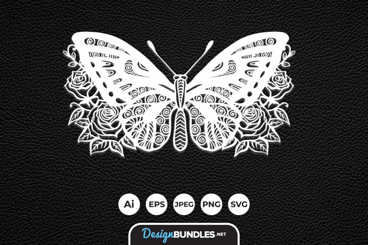 Butterfly Card Svg Image 22