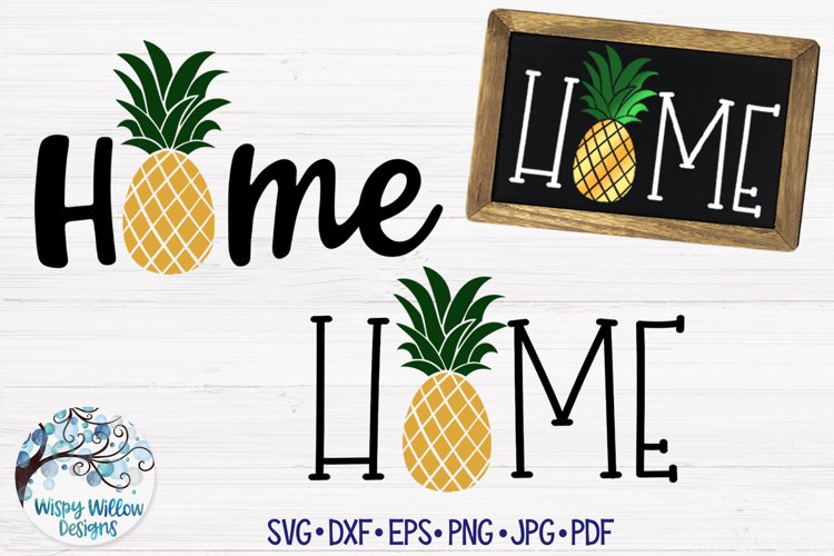 Home Pineapple SVG Cut Files example image 1