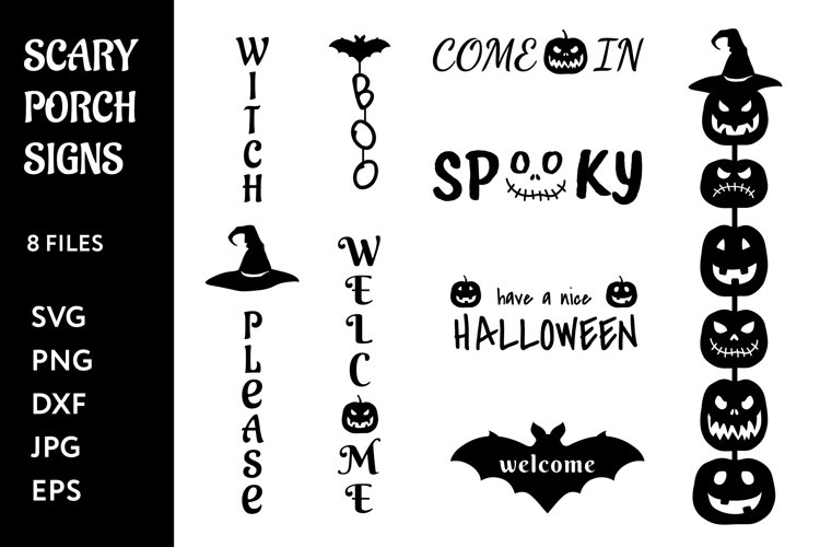 Halloween Porch Sign Svg Image 5