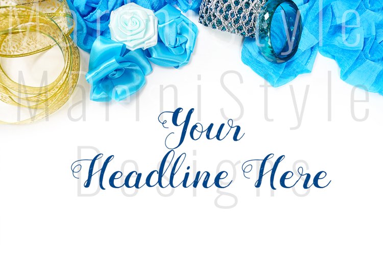Feminine Desktop Mockup, Jewelry & fashion stock photo 245