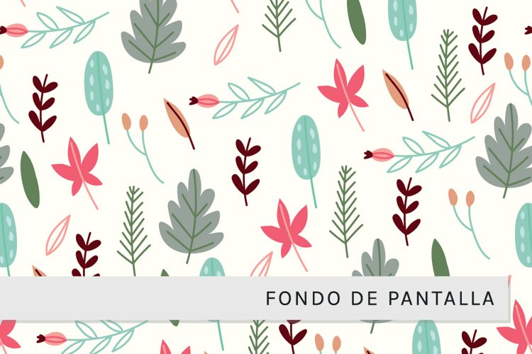 Patron de Flores Coloridas example image 1