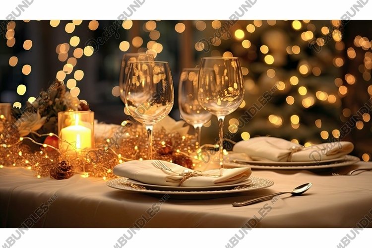 decoratis christmas lights on table example image 1