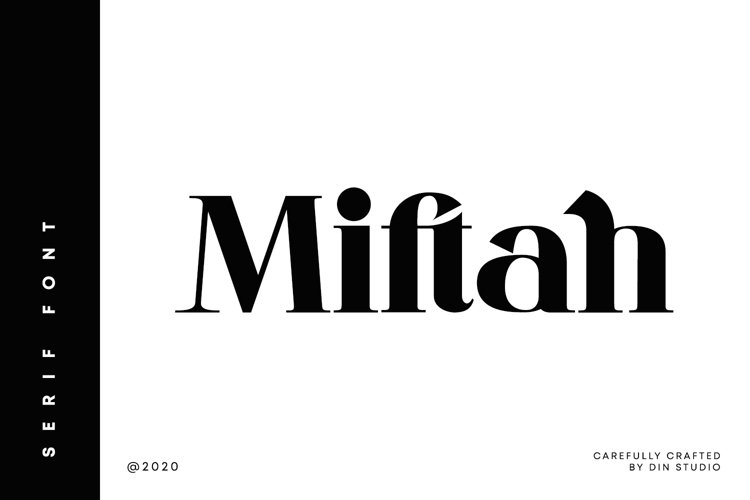 Miftah-Modern Serif Font example image 1