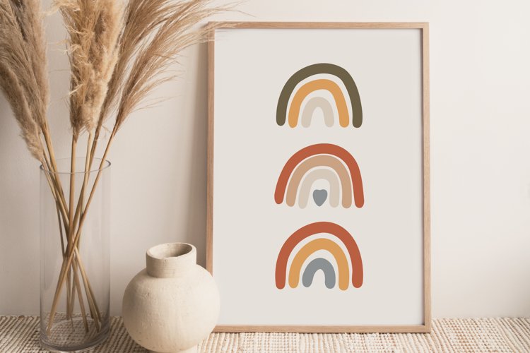 Boho Rainbow PRINT, Nursery Wall Art (1149013)