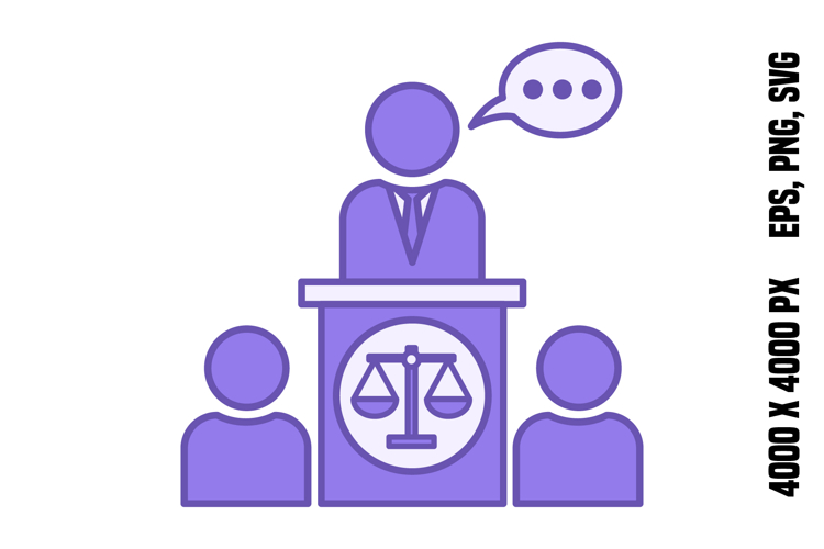 Colored Judgment Icon