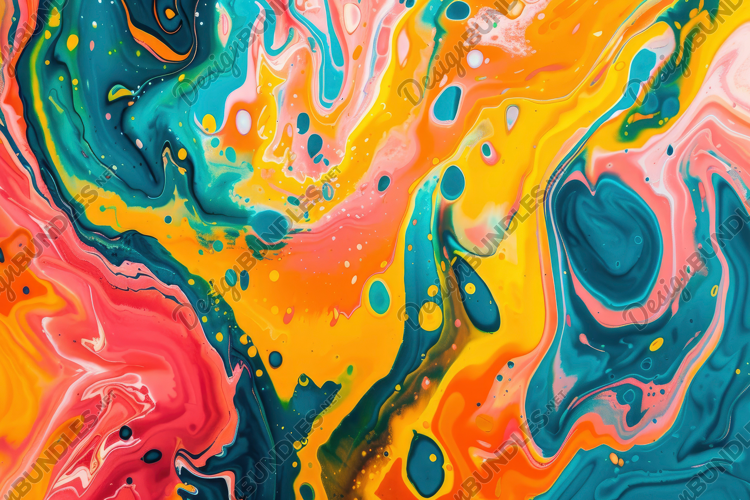 Abstract Painting Background Wallpaper