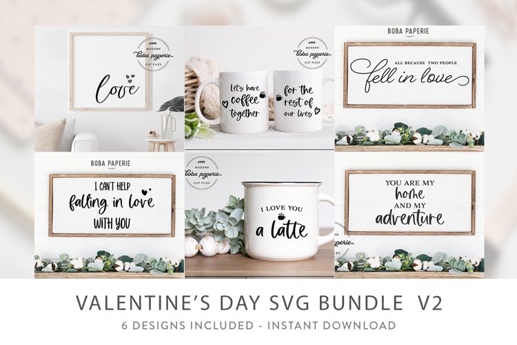 Valentine's Day SVG Bundle | valentine's home decor example image 1