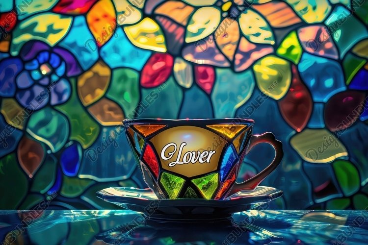 Stained Glass Texture Image 12