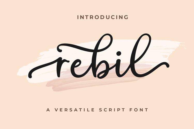Rebil Modern Script example image 1