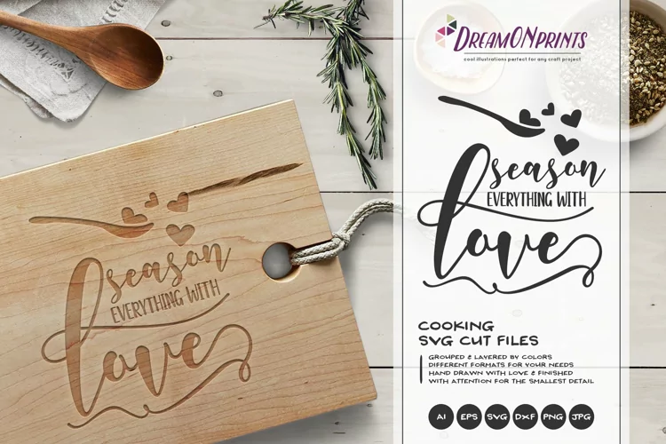 Kitchen SVG Season Everything with Love