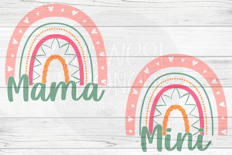 Mama & Mini Rainbow example image 1