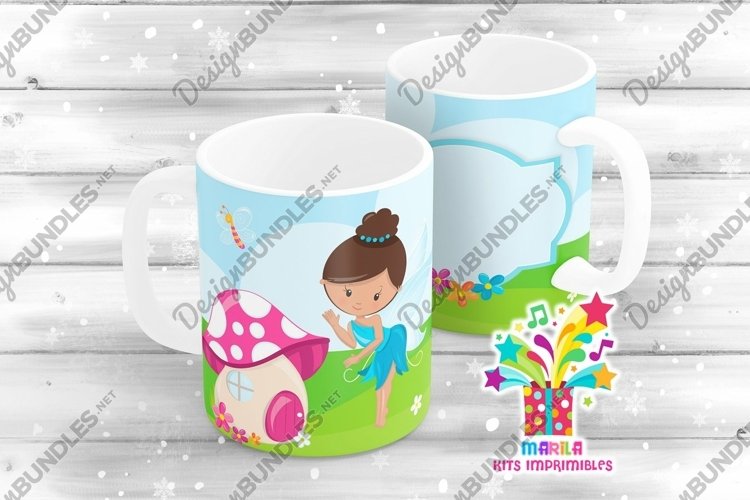Fairy Mug Sublimation Designs #4 example image 1