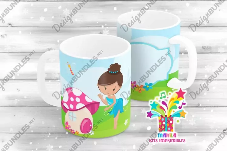 Fairy Mug Sublimation Designs #4
