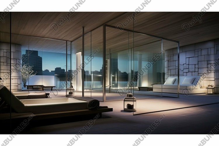 chic modern interior hotel example image 1