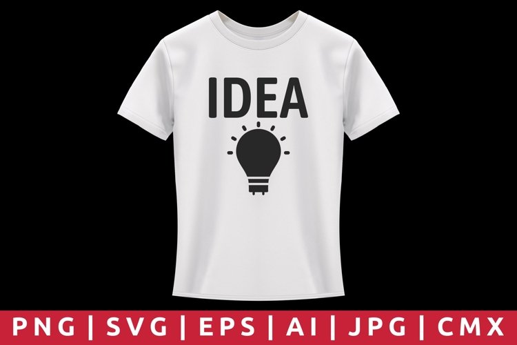 Idea T-Shirt Design example image 1